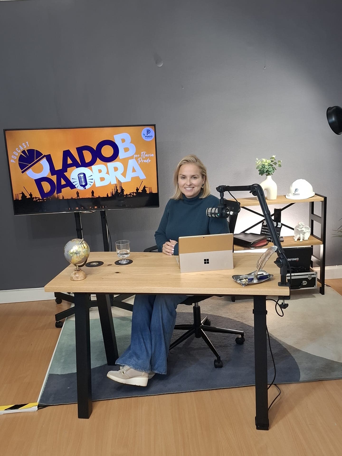 Equipamento profissional do estúdio